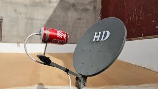 How to make a digital hd antenna to watch DTV channels using a CocaCola can [upl. by Brandes]