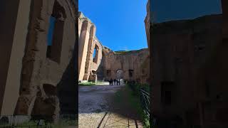 Another Roman ruins Caracallas bathsshortvideo rome history [upl. by Eenahs]