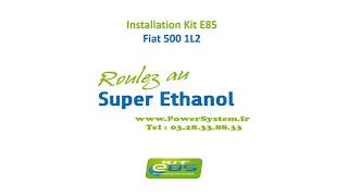 KIT ÉTHANOL FIAT 500 1L2 69CV  Installation Kit E85 [upl. by Carlotta959]