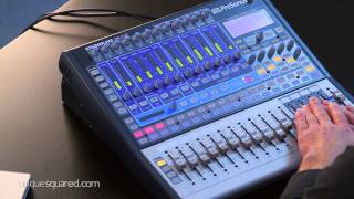 Presonus StudioLive 1602 Mixer Overview  UniqueSquaredcom [upl. by Naanac]