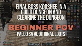 final boss Kodshee in a Guild Dungeon and clearing the dungeon beginner [upl. by Ylram]