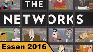 The Networks  Brettspiel  Essen 2016 live  English [upl. by Ennaillek]