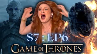 Game of Thrones 7x6 FIRST TIME REACTION BEYOND THE WALL [upl. by Ahseei272]