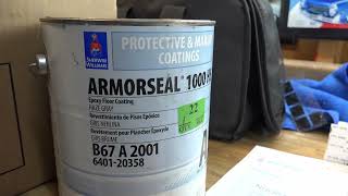 Armorseal 1000 Epoxy Garage Floor [upl. by Xxam]