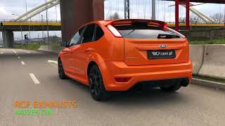 Ford Focus ST 25 mk2  RCP TurboBack Exhaust [upl. by Aihsekal]