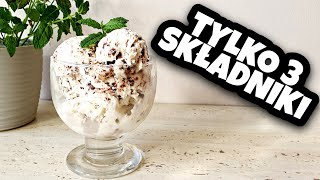 LODY DOMOWE stracciatella 🍫 tylko 3 składniki [upl. by Killam]