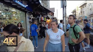 Downtown Amman Jordan Walking Tour 4K  Amman 2023  وسط البلد عمان الاردن [upl. by Attelrak48]