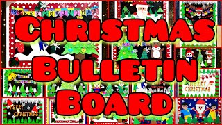 Christmas bulletin board ideas  Christmas Display Board  Christmas Board  Christmas decoration [upl. by Tillman]