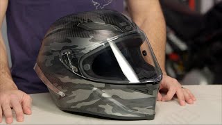 AGV Pista GP Mimetica Helmet Review at RevZillacom [upl. by Anali]