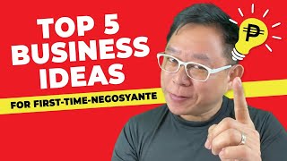 Top 5 Business Ideas for First Time Negosyante  Chinkee Tan [upl. by Inalan706]