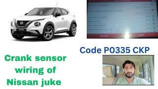 Crankshaft position sensor light on in Nissan juke wiring CKP sensor of Nissan juke [upl. by Monafo81]