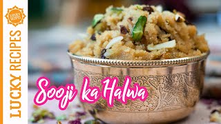 Grießbrei mit Pistazien und Rosinen 😮 Sooji ka Halwa Rezept  Indisch Kochen [upl. by Beaner]