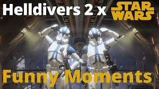 WE TURNED HELLDIVERS 2 INTO A STAR WARS GAME Funny Moments [upl. by Katzman]