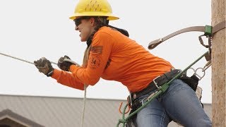 Girl Power  Southeast Lineman Training Center [upl. by Panaggio]