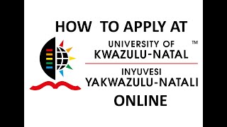 HOW TO APPLY AT UNIVERSITY OF KWAZULU NATAL UKZN🎓 ONLINE 2021 VIA CAO [upl. by Lavery]