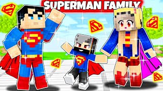 Having A SUPERMAN FAMILY in Minecraft Hindi [upl. by Adeuga47]