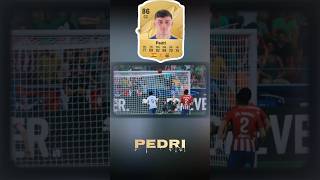 PEDRI Goal 🔥  chip goal ☠️  FC 24 [upl. by Acinok]