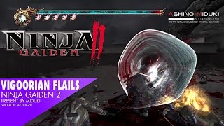 Weapon Spotlight Vigoorian Flails  Ninja Gaiden 2 [upl. by Eardna]