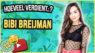 dit is hoeveel BIBI BREIJMAN verdient met haar YouTube Views  SuperShorts SuperSociaal [upl. by Sawyer]