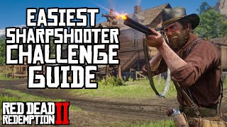 How to Quickly Pass the Sharpshooter Challenge Red Dead Redemption 2 [upl. by Blumenthal]