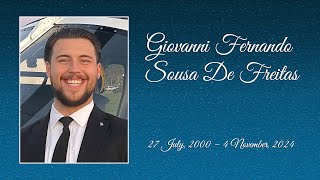 In Loving Memory of Giovanni Fernando Sousa De Freitas [upl. by Royce]