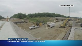 Alden Nash bridge slide rescheduled [upl. by Simons]