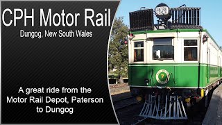 CPH Motor Rail historic from Rail Motor Depot Paterson to Dungog  17 January 2021 [upl. by Aicnelav]