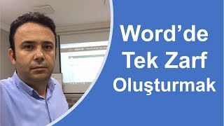 Excel Word ile Tek Tek Zarf Oluşturmak  8 video  Ömer BAĞCI [upl. by Ahsiuqram]