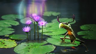 Lizard Wizard timelapse Photobashing in Procreate [upl. by Avlem816]