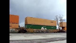 CP149 thru Pewaukee WI on 42324 1x1x0 wCP8787  CP8769 [upl. by Kelci]