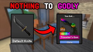 NOTHING to GODLY in 1 HOUR MM2 Trading Challenge [upl. by Ettenal]