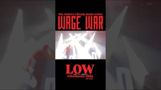 Wage War  Low  10•2•24  The Andrew J Brady Music Center  Cincinnati Ohio WageWar [upl. by Naresh]