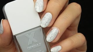 EASY Stone Marble Nail Art [upl. by Keynes]