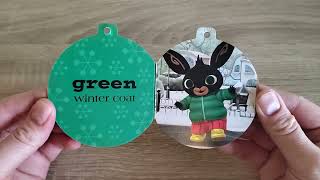 Bings Christmas Bauble Books  COLOURS Read Aloud [upl. by Olwen]