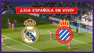 🔴 REAL MADRID vs ESPANYOL EN VIVO ⚽ MBAPPE TITULAR  LIGA DE ESPAÑA  LA SECTA DEPORTIVA [upl. by Nalat]