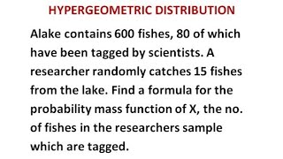 btechmathshub7050 Hypergeometric Distribution ConceptProblemshortcut [upl. by Rattan]