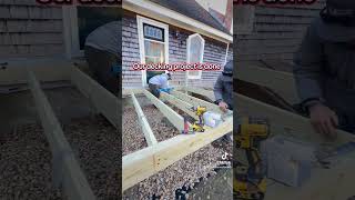 Deckingdiyhomerenovationideas construction renovation carpentryhomeimprovement [upl. by Warfourd]