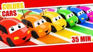 LEARN COLORS  Cars Plane Bus Monstertruck  KIDS SONGS [upl. by Cimah]