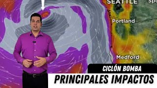 Principales impactos del ciclon bomba [upl. by Pisarik769]