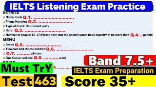 IELTS Listening Practice Test 2024 with Answers Real Exam  463 [upl. by Kamila]