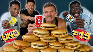 UNO Karten Bestimmen Unser Essen 🍔🍔🍔 Zu viel 😩 [upl. by Nhabois]