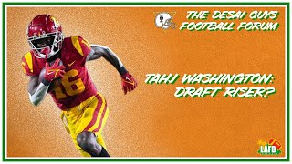 Tahj Washington Draft Riser 2024 Shrine Bowl Preview [upl. by Rimidalv321]