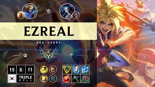 Ezreal ADC vs Jinx  KR Challenger Patch 1413 [upl. by Buzz373]