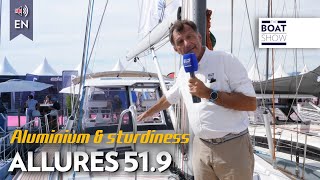 ENG ALLURES 519  Walkthrough Sail Boat  The Boat Show [upl. by Lenzi]