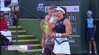 SchuursStefani vs EikeriGuo R2  Indian Wells 2024 [upl. by Turtle]