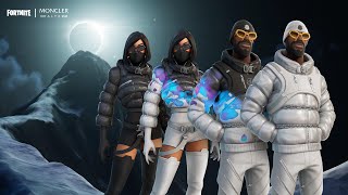 Fortnite x Moncler Skins und Trailer Fortnite MonclerKlassikerSet [upl. by Mirella]