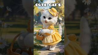 Funny cats 😘😘 miawmiaw shortvideo catsong ai catlover [upl. by Particia]