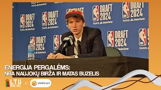 „Energija pergalėms“ NBA Naujokų biržos užkulisiai ir Matas Buzelis [upl. by Defant682]