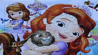 sofia the first princess dan blue ribbon bunny  Menyusun puzzle quotsofia the firstquot [upl. by Nylacaj947]