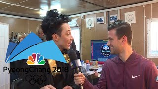 Go behind the scenes at the Olympics with Tara Lipinski and Johnny Weir [upl. by Chamkis735]